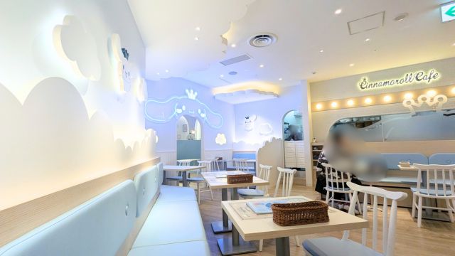 シナモンカフェ福岡・キャナルシティ博多　店内の様子