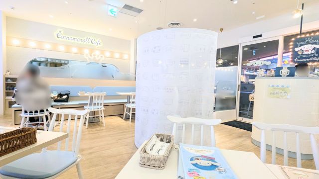 シナモンカフェ福岡・キャナルシティ博多　店内の様子
