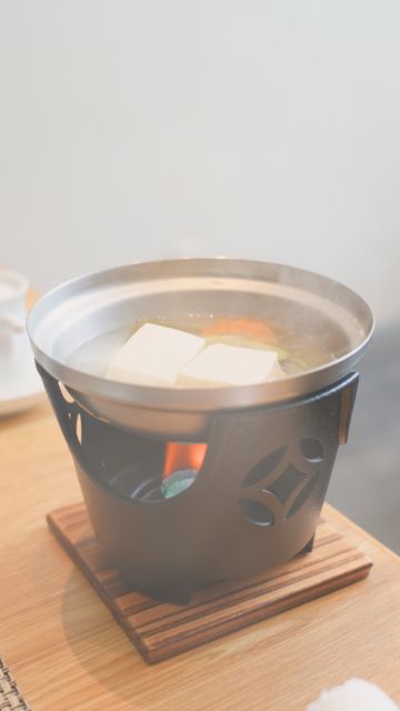 ガーデンテラス佐賀朝食：和食湯豆腐