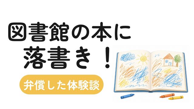 図書館で借りた本に落書き！弁償した体験談と対応の流れ